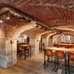 brick vaulted bar pub
