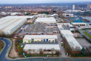manchester trafford park building birds eye view 300x200